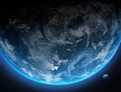 View of Earth from space